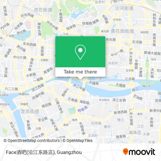 Face酒吧(沿江东路店) map