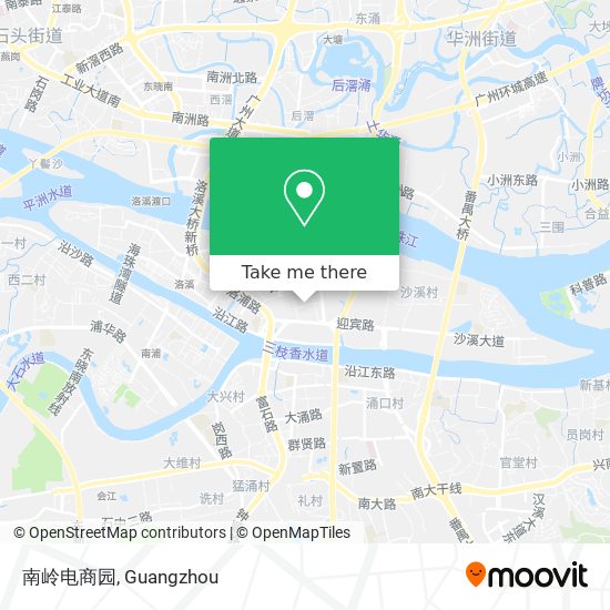 南岭电商园 map
