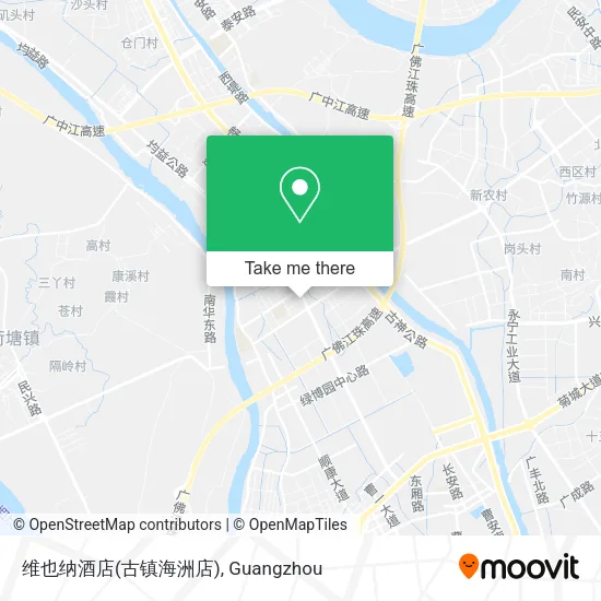 维也纳酒店(古镇海洲店) map