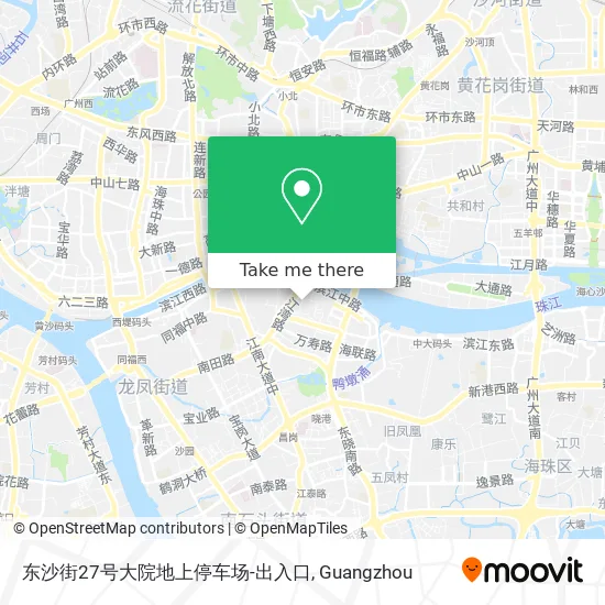 东沙街27号大院地上停车场-出入口 map