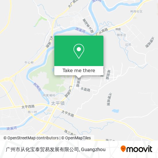 广州市从化宝泰贸易发展有限公司 map