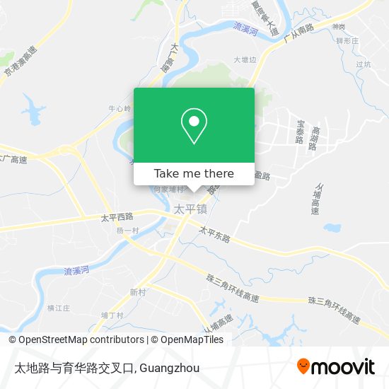 太地路与育华路交叉口 map
