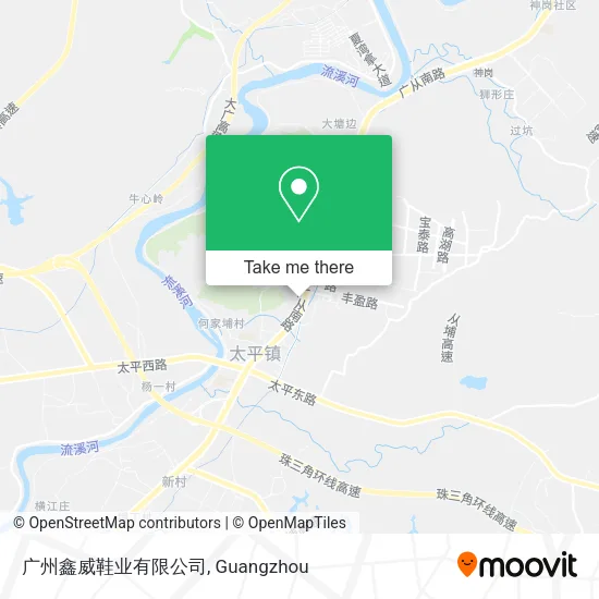 广州鑫威鞋业有限公司 map