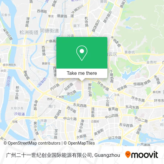 广州二十一世纪创业国际能源有限公司 map