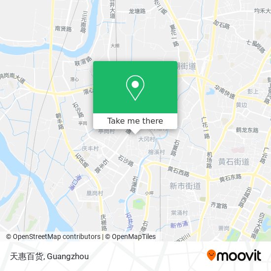 天惠百货 map