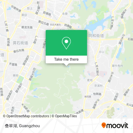 叠翠湖 map