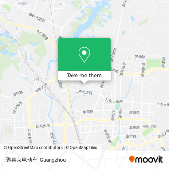 聚喜莱电动车 map