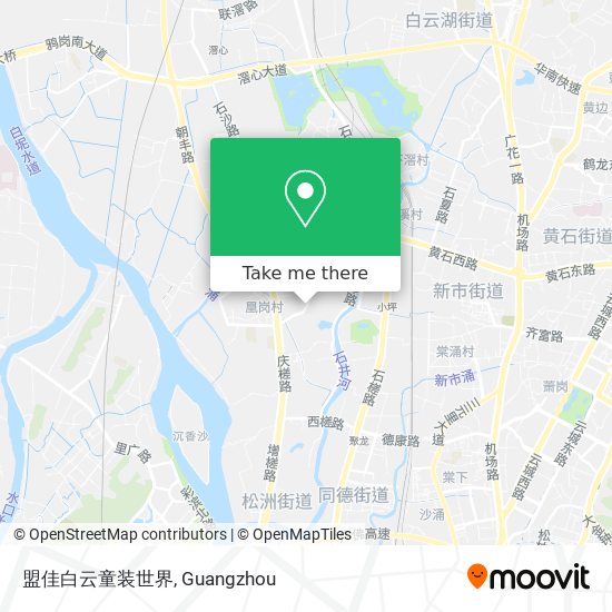 盟佳白云童装世界 map