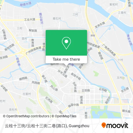 云桂十三街/云桂十三街二巷(路口) map