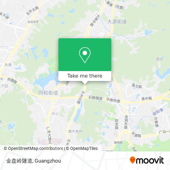 金盘岭隧道 map