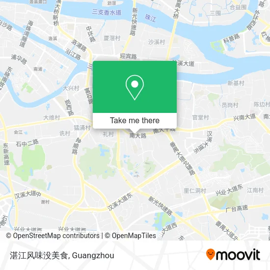 湛江风味没美食 map