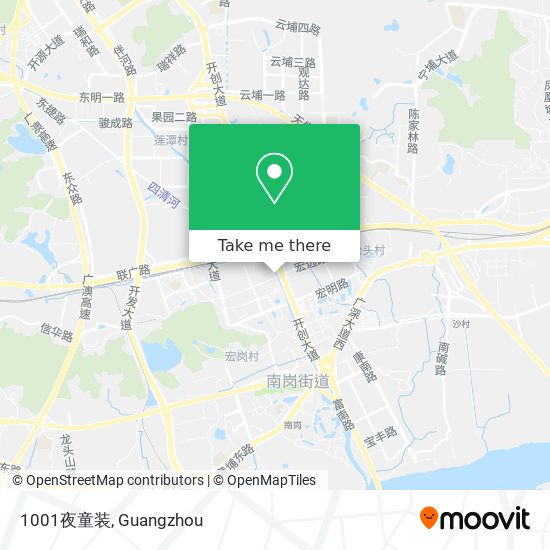 1001夜童装 map