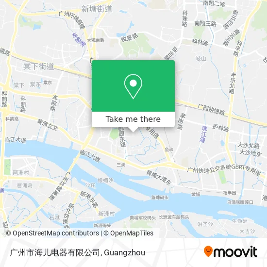 广州市海儿电器有限公司 map