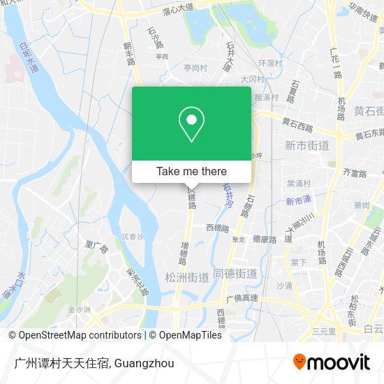 广州谭村天天住宿 map