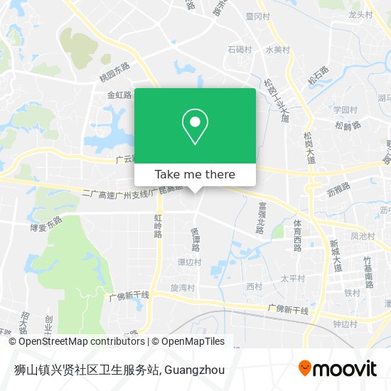 狮山镇兴贤社区卫生服务站 map