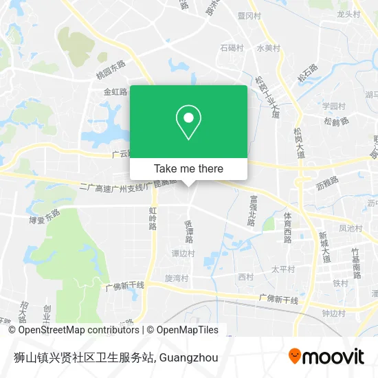狮山镇兴贤社区卫生服务站 map