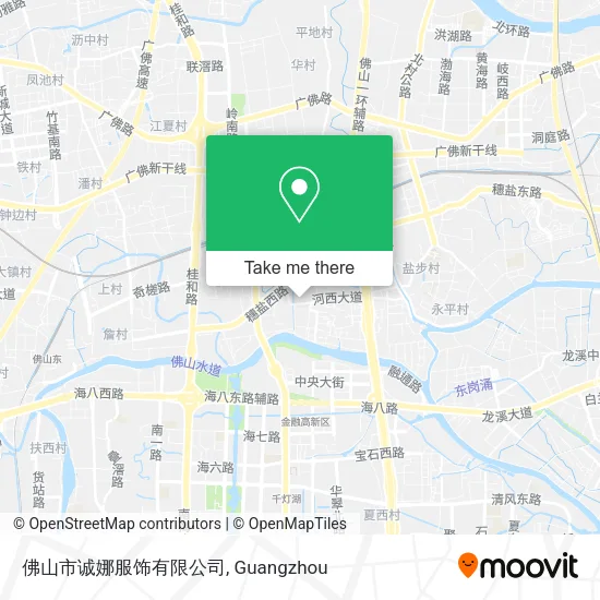 佛山市诚娜服饰有限公司 map