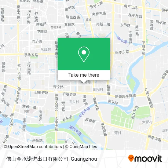 佛山金承诺进出口有限公司 map