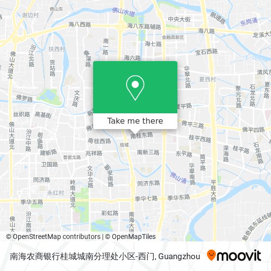 南海农商银行桂城城南分理处小区-西门 map