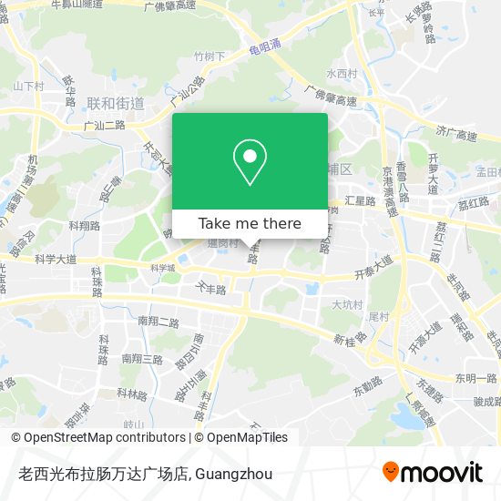 老西光布拉肠万达广场店 map