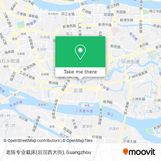 老陈专业裁床(后滘西大街) map