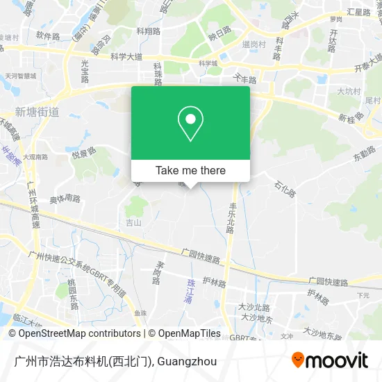 广州市浩达布料机(西北门) map