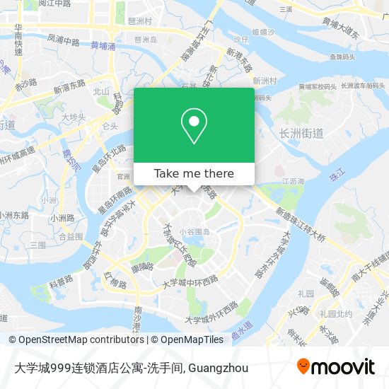 大学城999连锁酒店公寓-洗手间 map