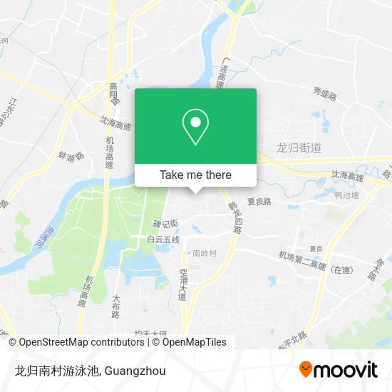 龙归南村游泳池 map