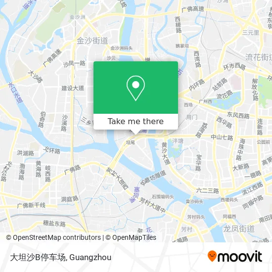 大坦沙B停车场 map