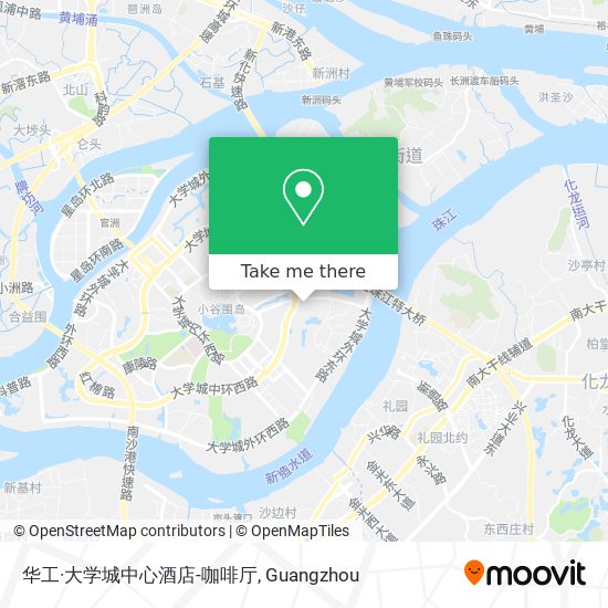 华工·大学城中心酒店-咖啡厅 map