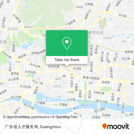 广东省人才服务局 map