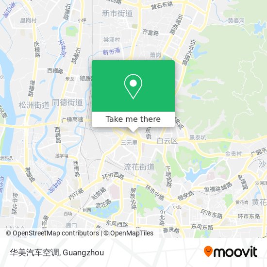 华美汽车空调 map