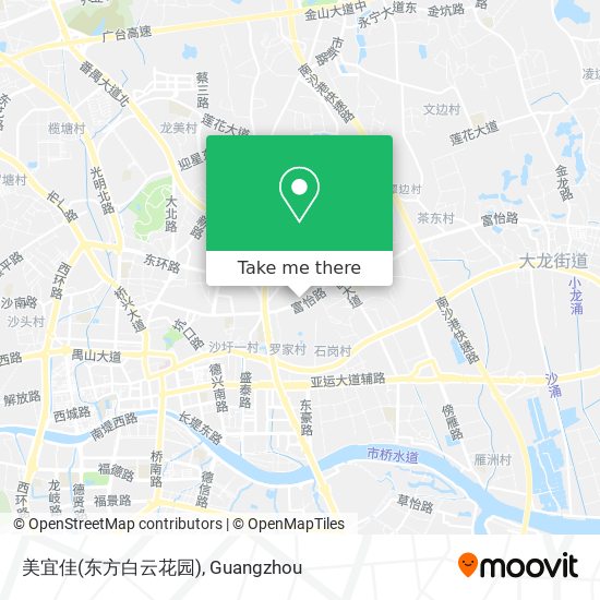 美宜佳(东方白云花园) map