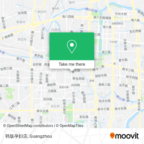 韩版孕妇店 map