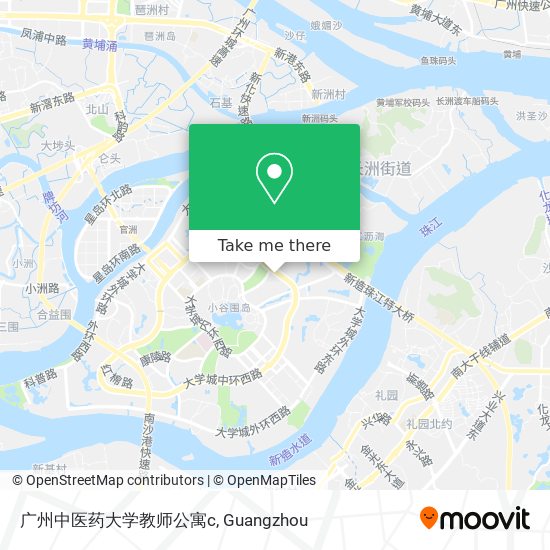 广州中医药大学教师公寓c map