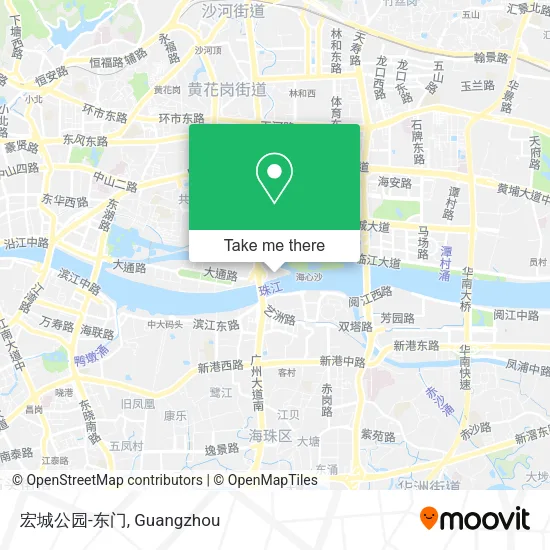 宏城公园-东门 map