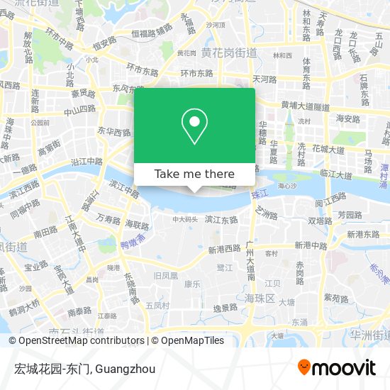 宏城花园-东门 map