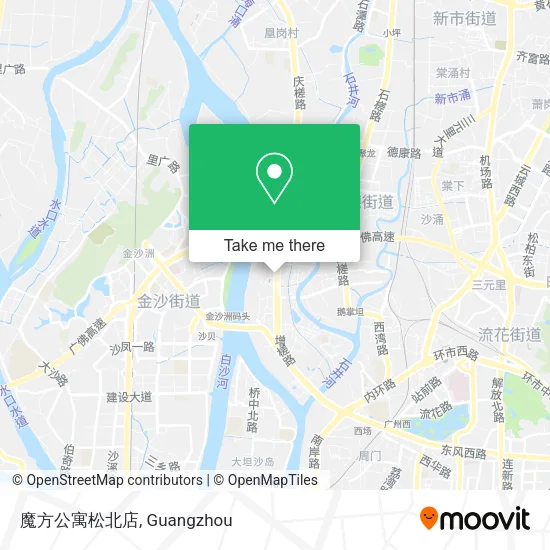 魔方公寓松北店 map