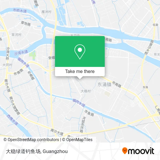 大稳绿道钓鱼场 map