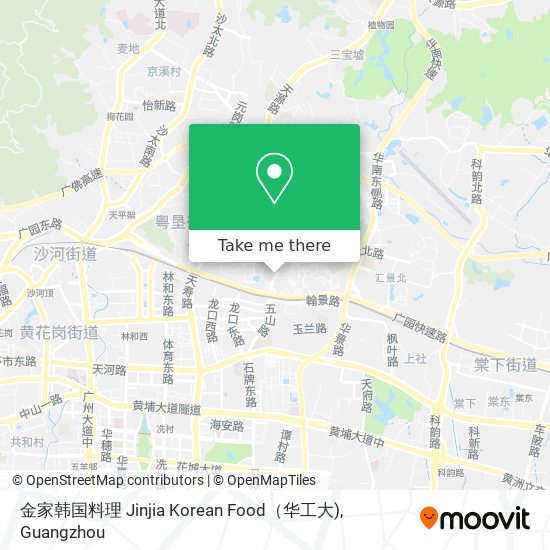 金家韩国料理  Jinjia Korean Food（华工大) map