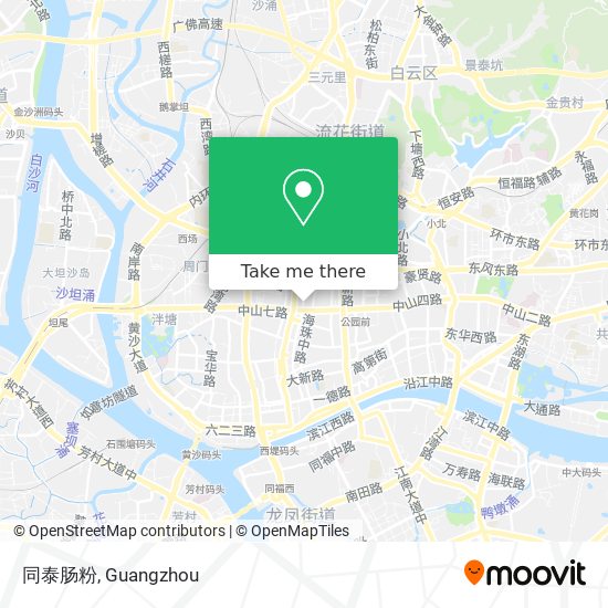同泰肠粉 map