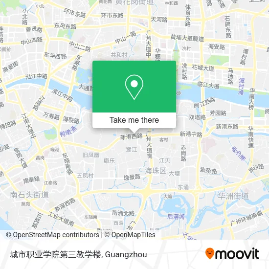 城市职业学院第三教学楼 map
