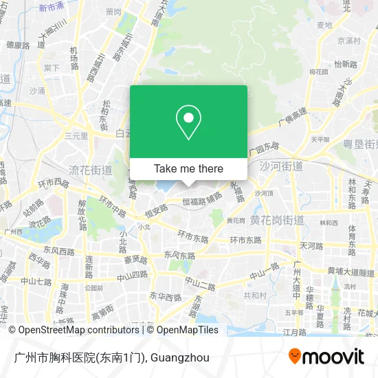 广州市胸科医院(东南1门) map
