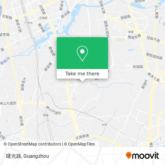 曙光路 map