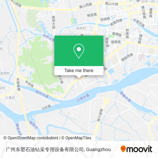 广州东塑石油钻采专用设备有限公司 map
