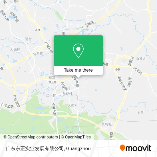 广东东正实业发展有限公司 map