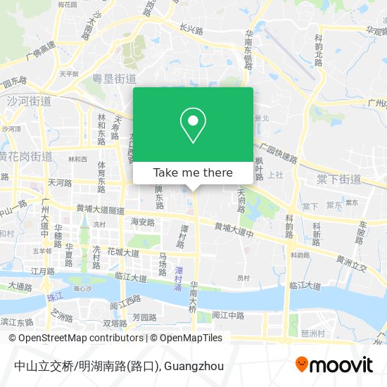 中山立交桥/明湖南路(路口) map