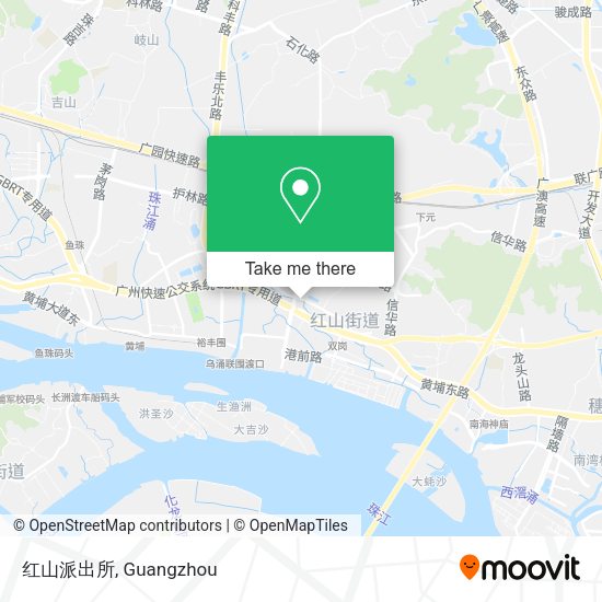 红山派出所 map