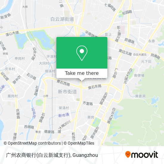 广州农商银行(白云新城支行) map