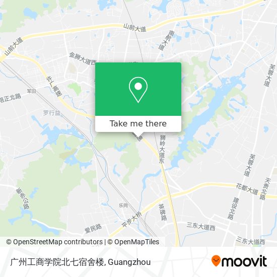 广州工商学院北七宿舍楼 map